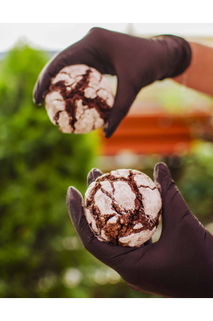 Marble cookies (chocolate)