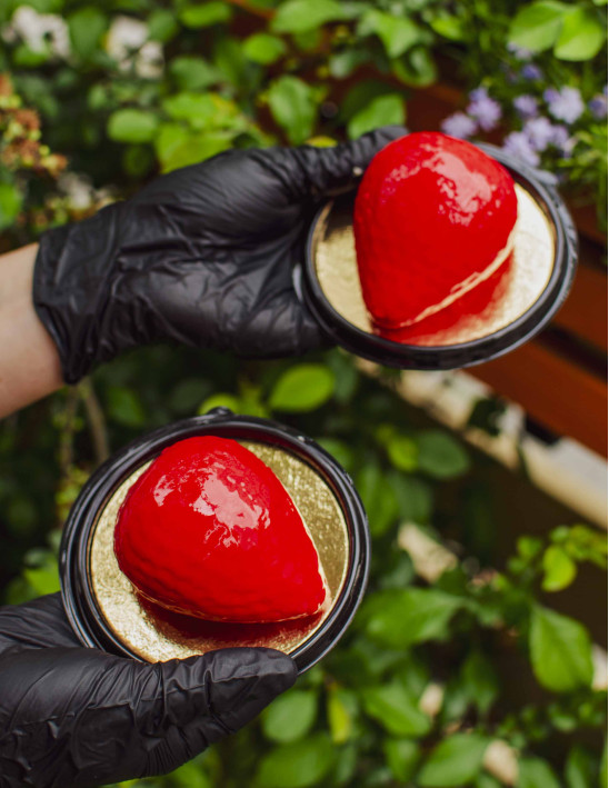 Тістечко мусове "MEGA STRAWBERRY"